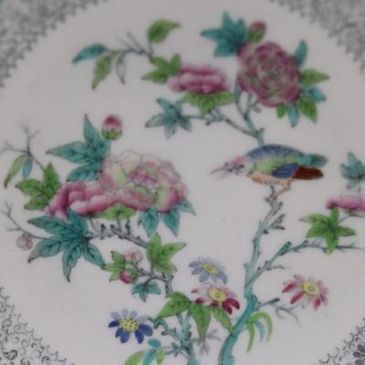 Antique FELSPAR Porcelain Serving Platters & Bowl, 1836