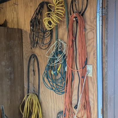 Assortment Of Cords & Hoses