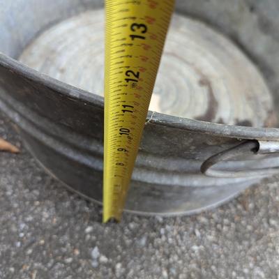 Galvanized Wash Basin