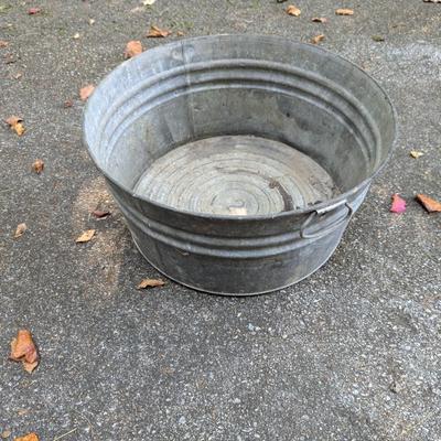 Galvanized Wash Basin