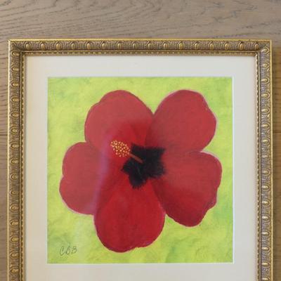 Original Art of Hibiscus Flowers by Carol Burch (3)