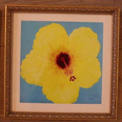 Original Art of Hibiscus Flowers by Carol Burch (3)