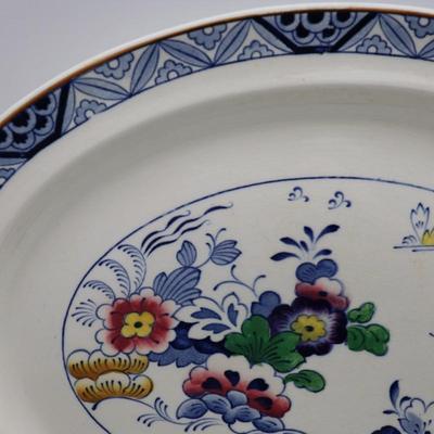 Antique Booths Silicon China, Made in England 'Netherlands' Serving Platter