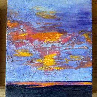 Original Acrylic Paintings of Sunsets by Carol Burch (3)