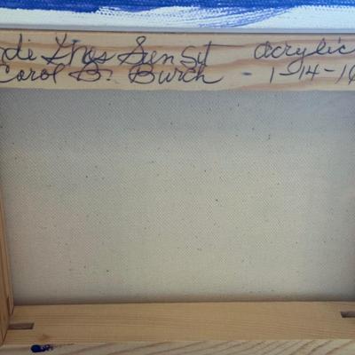 Original Acrylic Paintings of Sunsets by Carol Burch (3)