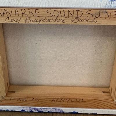 Original Acrylic Paintings of Sunsets by Carol Burch (3)