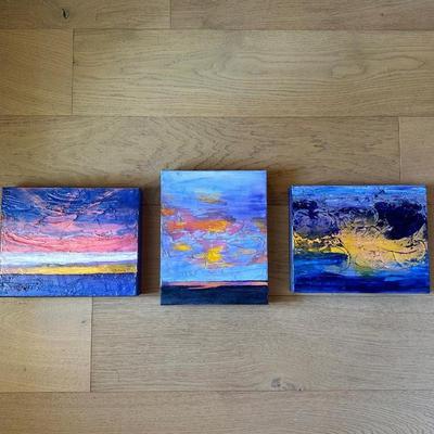 Original Acrylic Paintings of Sunsets by Carol Burch (3)