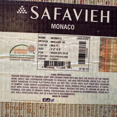 Two Safavieh Monaco Runner Rugs (2)