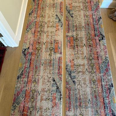Two Safavieh Monaco Runner Rugs (2)