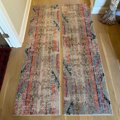 Two Safavieh Monaco Runner Rugs (2)