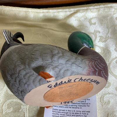 Eddie Cheezum Decoy Easton Maryland
