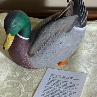 Eddie Cheezum Decoy Easton Maryland