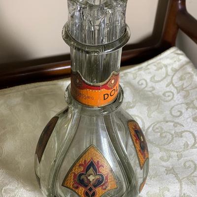 Fancy Vintage Dolfi Rasberry Liqueur Bottle