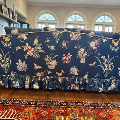 Vintage Sofa with White Slip Cover