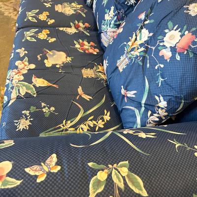 Vintage Sofa with White Slip Cover