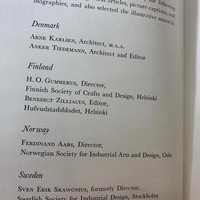 1961 Scandinavian Design Hardback Illustrated Denmark Sweden Finland Norway MCM