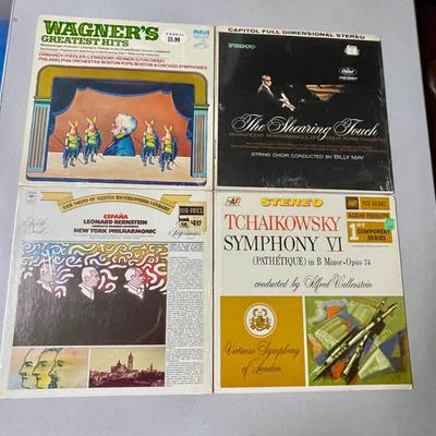 Vintage Vinyl Record Classical 4 LP's