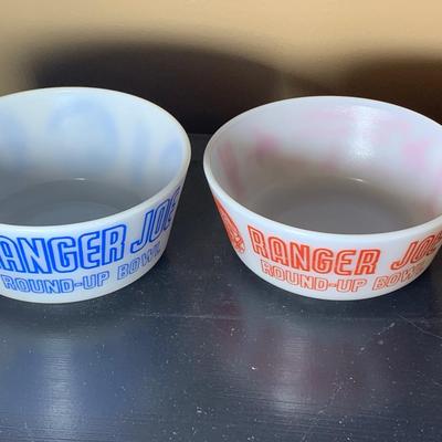 Vintage Ranger Joe Bowls