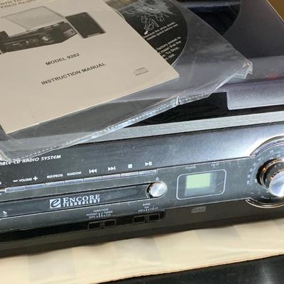 Encore Stereo CD Turntable & Radio