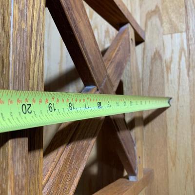 Handmade Cane Top End Table / Stool