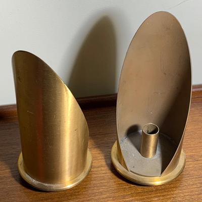 Heavy Brass Candle Bases