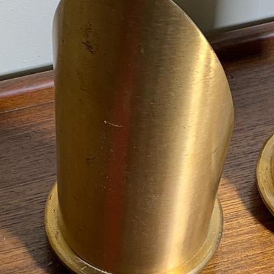 Heavy Brass Candle Bases