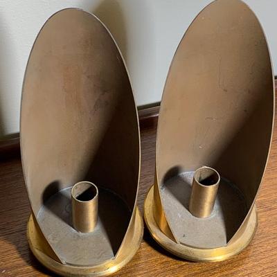 Heavy Brass Candle Bases