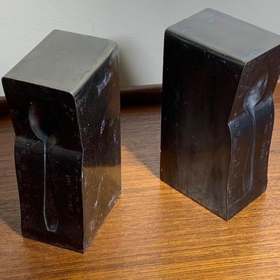 Heavy Spoon Design Bookends Restoration Hardware