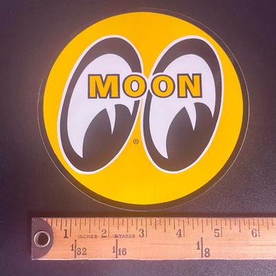 Vintage 1970's Automotive Equipment Racing Decals Stickers - MOON