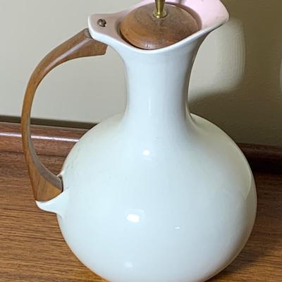 Mid Century Modern Pitcher w/ Wood Handle