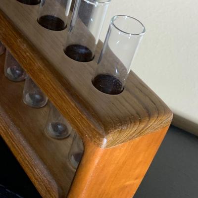 MCM Teak Beaker Set