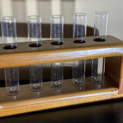 MCM Teak Beaker Set