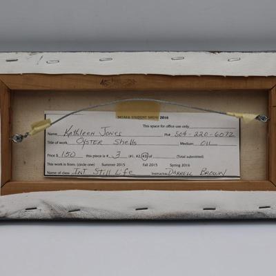 Original Oil Painting "Oyster Shells" by Kathleen Jones