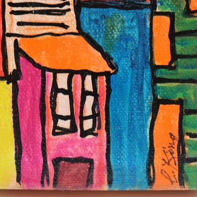 Original Art "Little Boxes" by Carolyn King