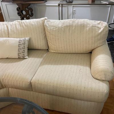 Stunning Mid Century/Modern CurvedUpholstered Sectional