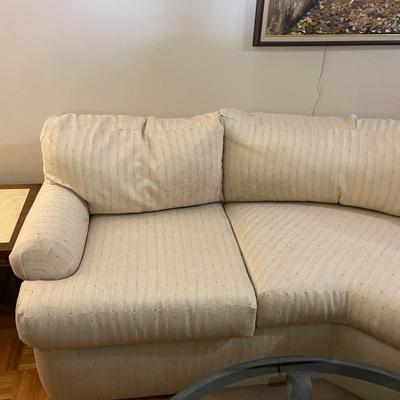 Stunning Mid Century/Modern CurvedUpholstered Sectional