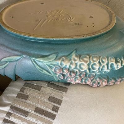 Antique Roseville Foxglove Console Bowl