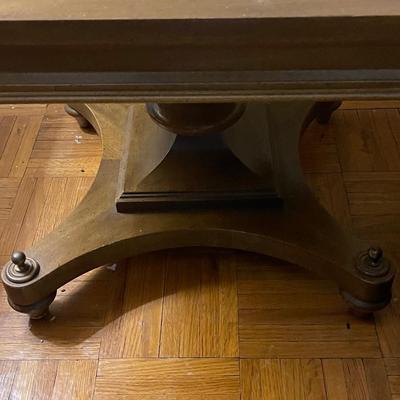 Two Mid Century Modern Faux Marble Top Mersman Side Table 1950’s