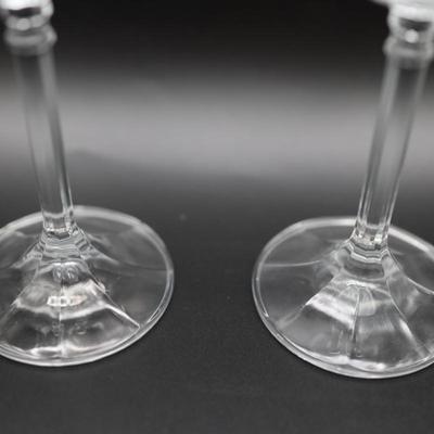 Bohemia Crystal Water Goblets & Wine Glasses (10)