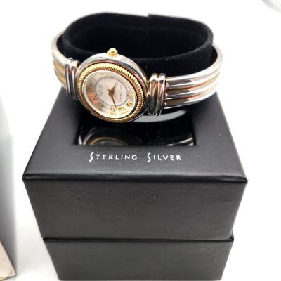 Lot #72 Eclissi Sterling Silver Ladies Wristwatch - new in box - works