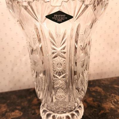 Lot #75 Shannon Lead Crystal Large Vase