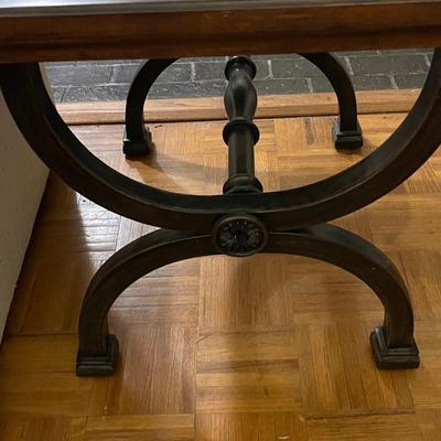 Vintage Natural Slab Stone End Table
