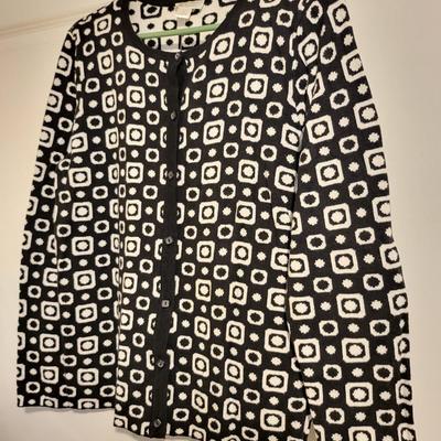Two NWT 2008 Holiday Collection Christopher & Banks Button-Down Sweaters