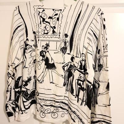 Two NWT 2008 Holiday Collection Christopher & Banks Button-Down Sweaters