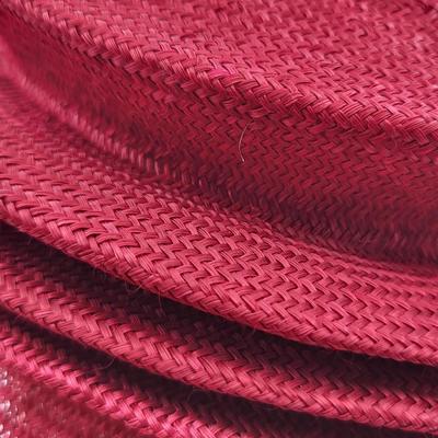Vintage Viviani Studio Red Weaved Accordian Hat