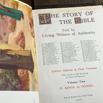 Story of the Bible - 4 Vintage Volumes