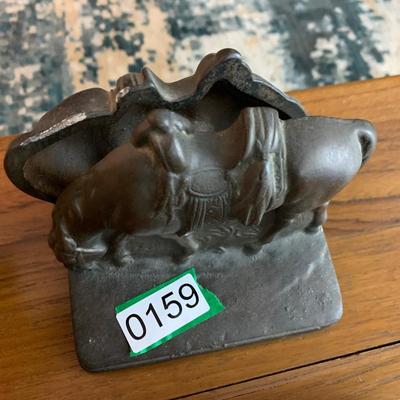 Cast Iron Horse Bookends