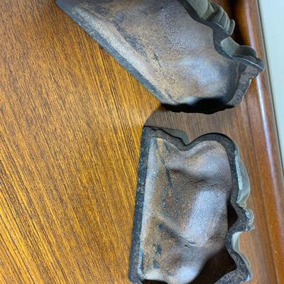 Cast Iron Horse Bookends