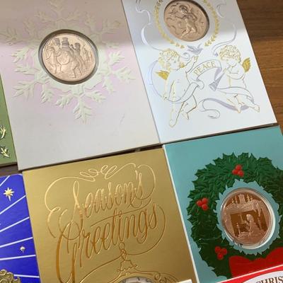 Large Vintage Lot - Franklin Mint Christmas Coins