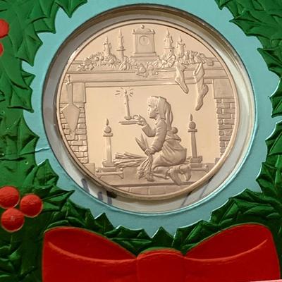 Large Vintage Lot - Franklin Mint Christmas Coins